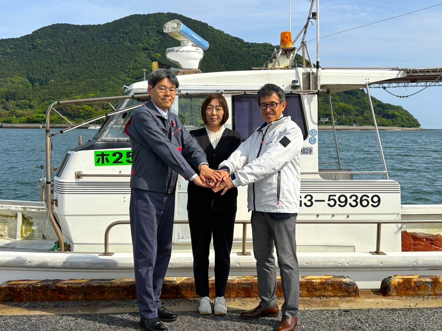 古野電気・旭タンカー・山口県漁協の連携調印式